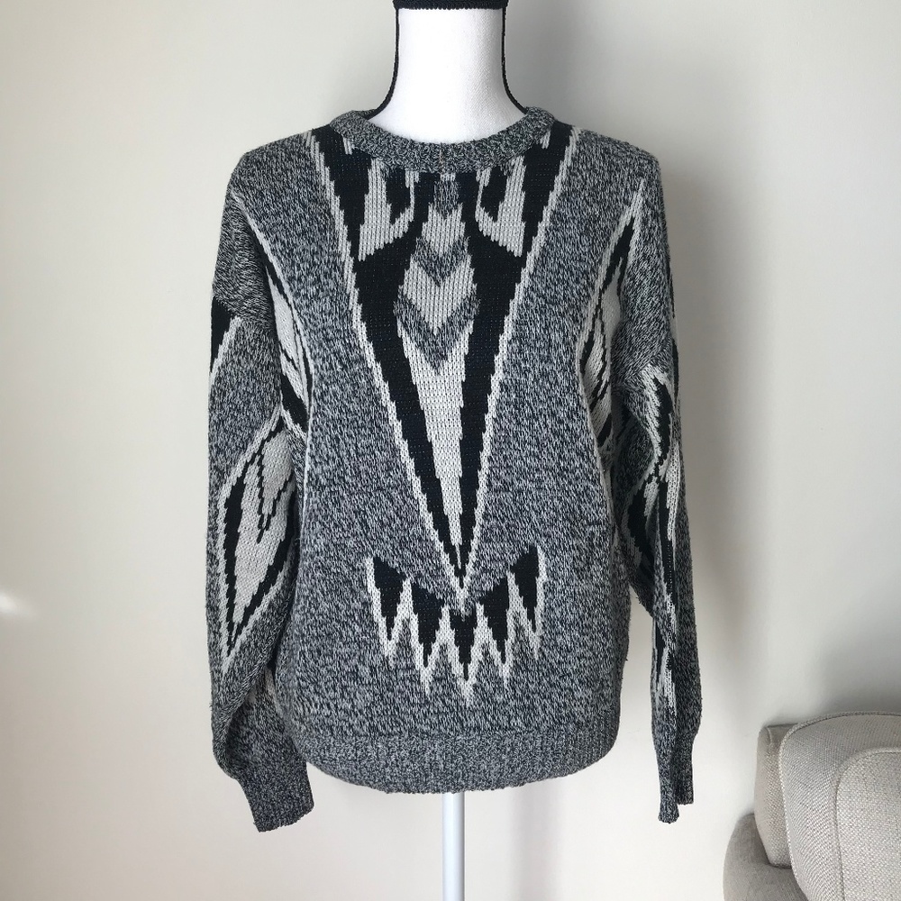 Sostanza Fashion Police Printed Knitted Sweater